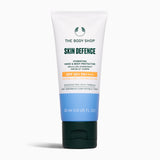 Tube of The Body Shop Skin Defence Hydrating Hand & Body Protector on a white background