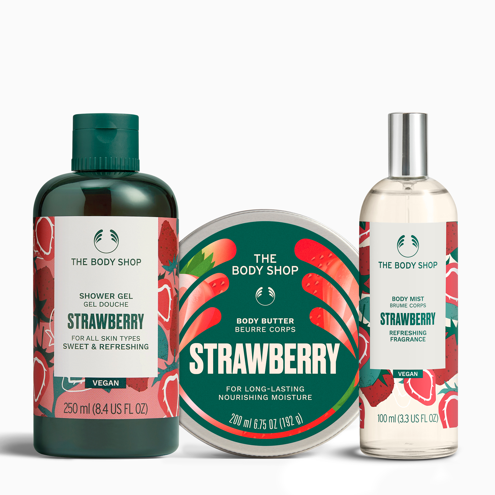 Strawberry Body Care Collection The Body Shop